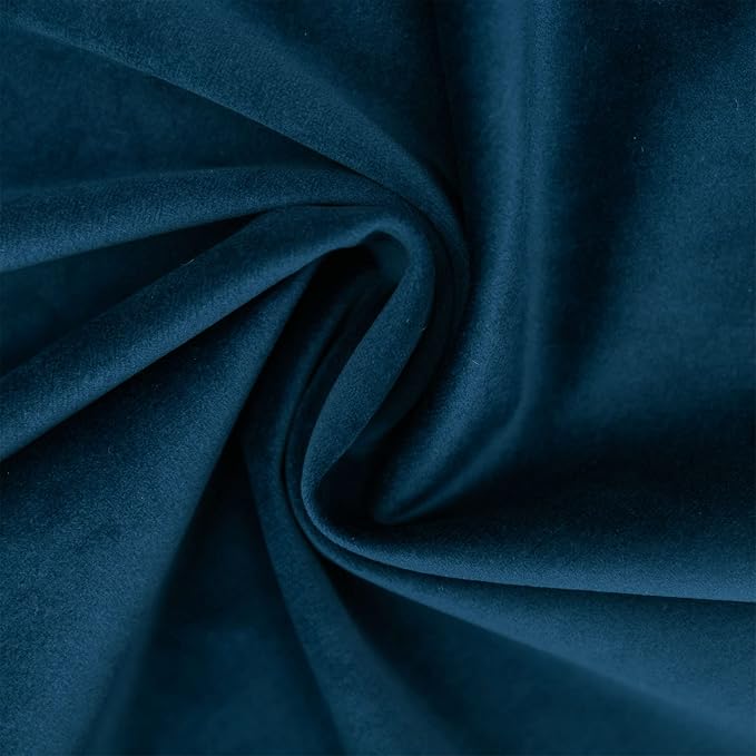 Navy Couch Velvet Throw Pillow Covers 26x26 inch Set of 2 with Zipper Decorative Luxury Soft Solid Square Cushion Covers Case for Sofa Bed Living Room Car