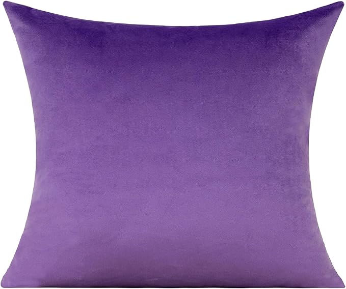 VAKADO Purple Throw Pillow Covers Decorative 20x20 Set of 2 Outdoor Decor Couch Cushion Covers Pillowcases Home Bed Decoration for Sofa Bedroom Office
