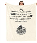 Loved One Throw Soft Fleece Bed Blanket for Friends Women | Inspirational Quote, Cozy Warm Throw, For Home Sofa Bed, Valentines Day Birthday Gifts, For Women Friends