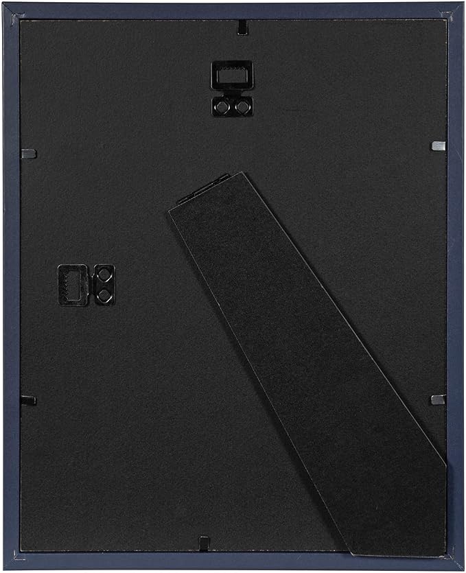 kennethan Navy Blue 8x10 Picture Frame 1 Pcs in 1 set Frame can Display 5x7 Picture with Mat or 8x10 Without Mat on the Wall or Table