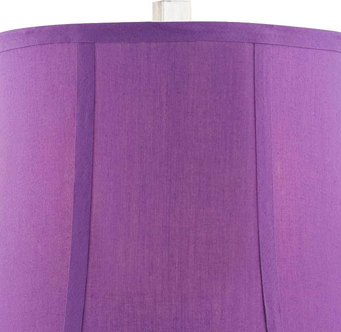Bijoux 25 1/2" High Brushed Nickel Table Lamps Set of 2 Stacked Acrylic Gem
