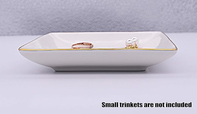 Gift for Mother of the Groom from Bride-Thank You for Raising Your Son-Ceramic Jewelry Holder Ring Dish Trinket Tray-Wedding Present for New Mother-Bridal Shower Present-I Am Blessed to Be His Wife