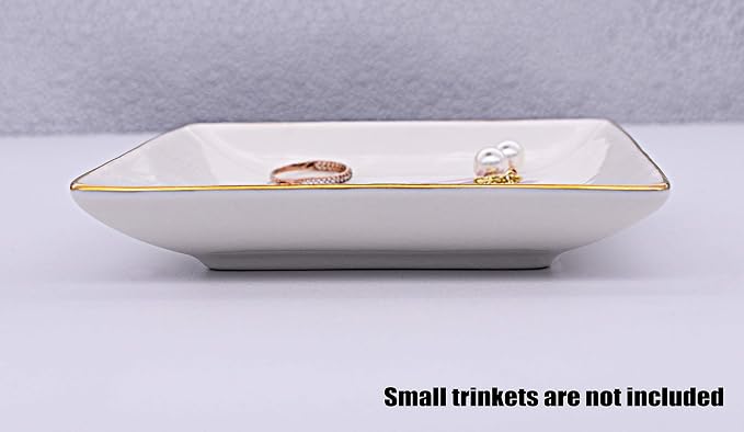 Topthink The Only Thing Better Than Having You As My Sister – Ceramic Jewelry Holder Ring Dish Trinket Tray – Funny Bridemaid gift -Bride shower Gifts -Gifts for Sister,Maid Of Honor,Friends,Women
