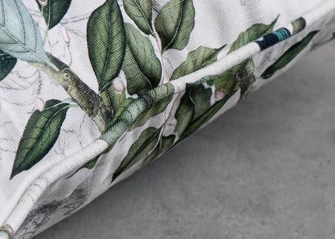 Maison d' Hermine Throw Pillow Covers 100% Cotton (18" x 18" - Pack of 1)