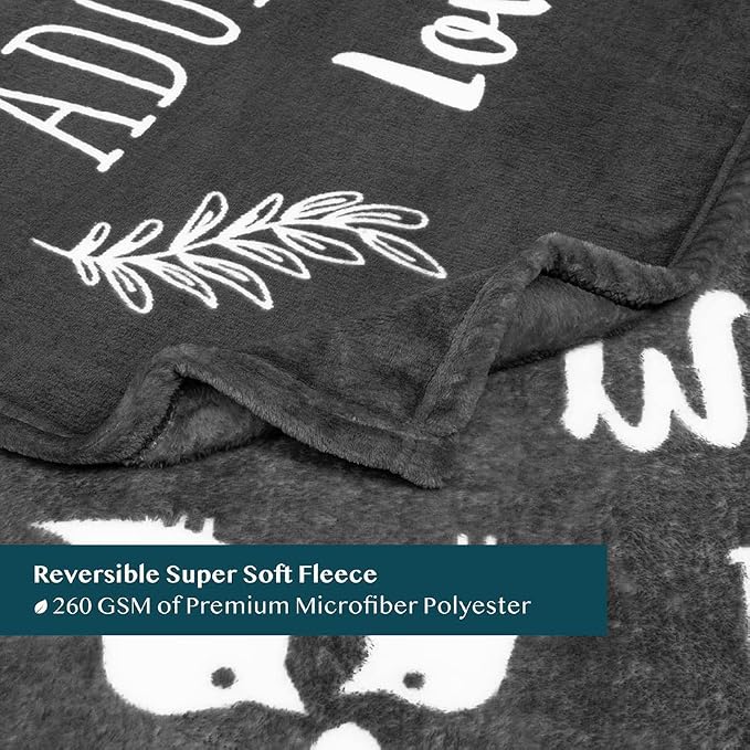 PAVILIA Best Friend Blanket - Friendship Gifts for Women, Soul Sister & Long Distance Bestie Gift, Soft Cozy Fleece Throw with Sentimental Quotes, BFF Birthday Gift Idea, Gray