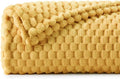 BEDELITE Yellow Twin Blanket for Couch, Soft Cozy Gifts for Women, 60 * 80 | 3D Jacquard Decorative Fleece Blanket, Super Soft Plush Throws, Cute Birthday Gift for Women & Men, Suitable for All Seasons