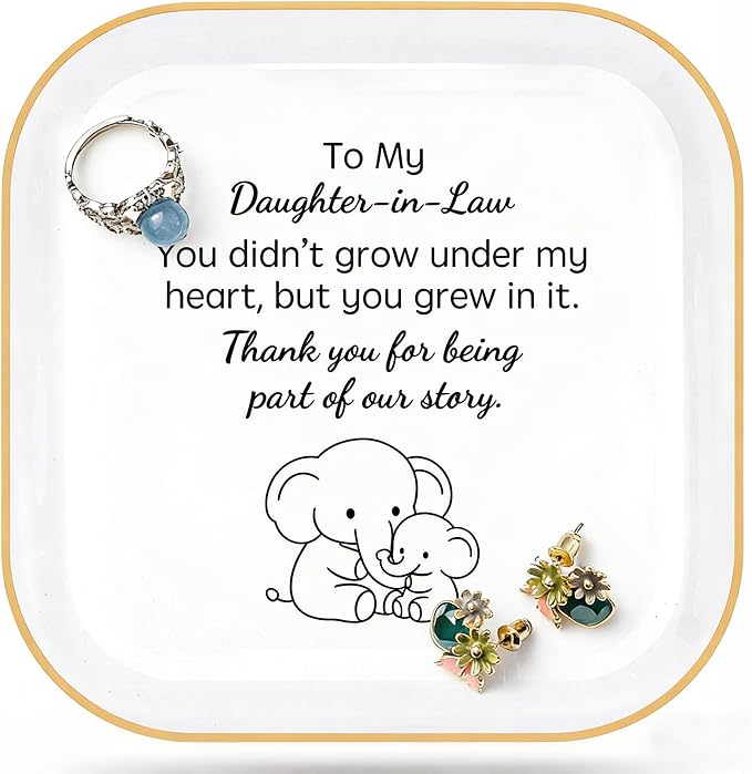 Elephant Gifts for Daughter-in-Law Birthday Wedding Christmas Mother's Day