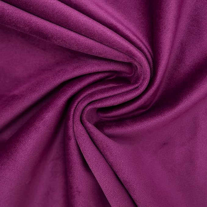 Purple Couch Velvet Throw Pillow Covers 20x20 inch Set of 2 with Zipper Decorative Luxury Soft Solid Square Cushion Covers Case for Sofa Bed Living Room Car