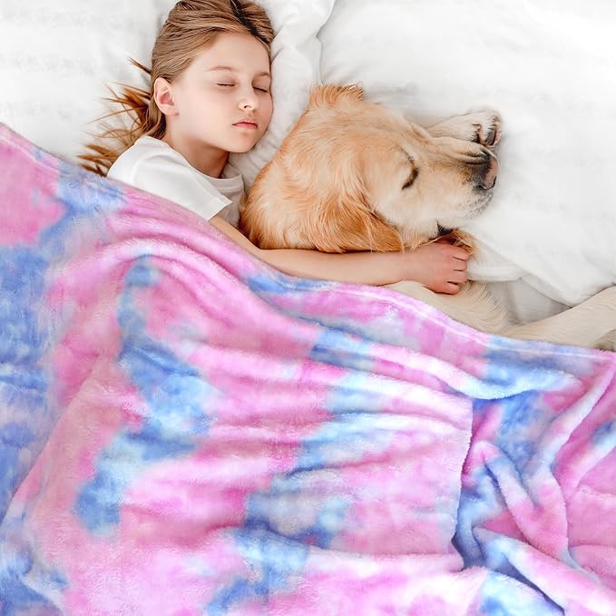 MUGD Soft Blankets Fuzzy Soft Fuzzy Throw Blanket Kids Warm Throw Blanket for Bed