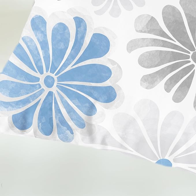 CaliTime Decorative Couch Throw Pillow Covers, 20 X 20 Inches, Blue Grey