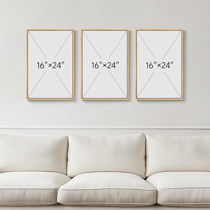 Framed Neutral Black and White Abstract Wall Art, 3 Piece Set, 16x24 In | Black beige pictures, Canvas prints, Modern painting, Minimalist artwork for walls, Wall decor for bedroom living room dining