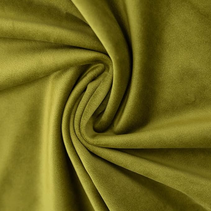 Decorative Velvet Throw Pillow Covers for Couch Sofa Bedroom,Soft Solid Cushion Covers Set of 2,14x14 inch,Olive