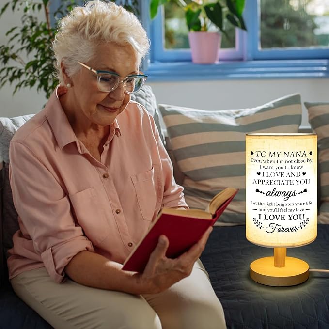 Gifts for Nana from Grandkids, Nana Birthday Gifts Table Lamp