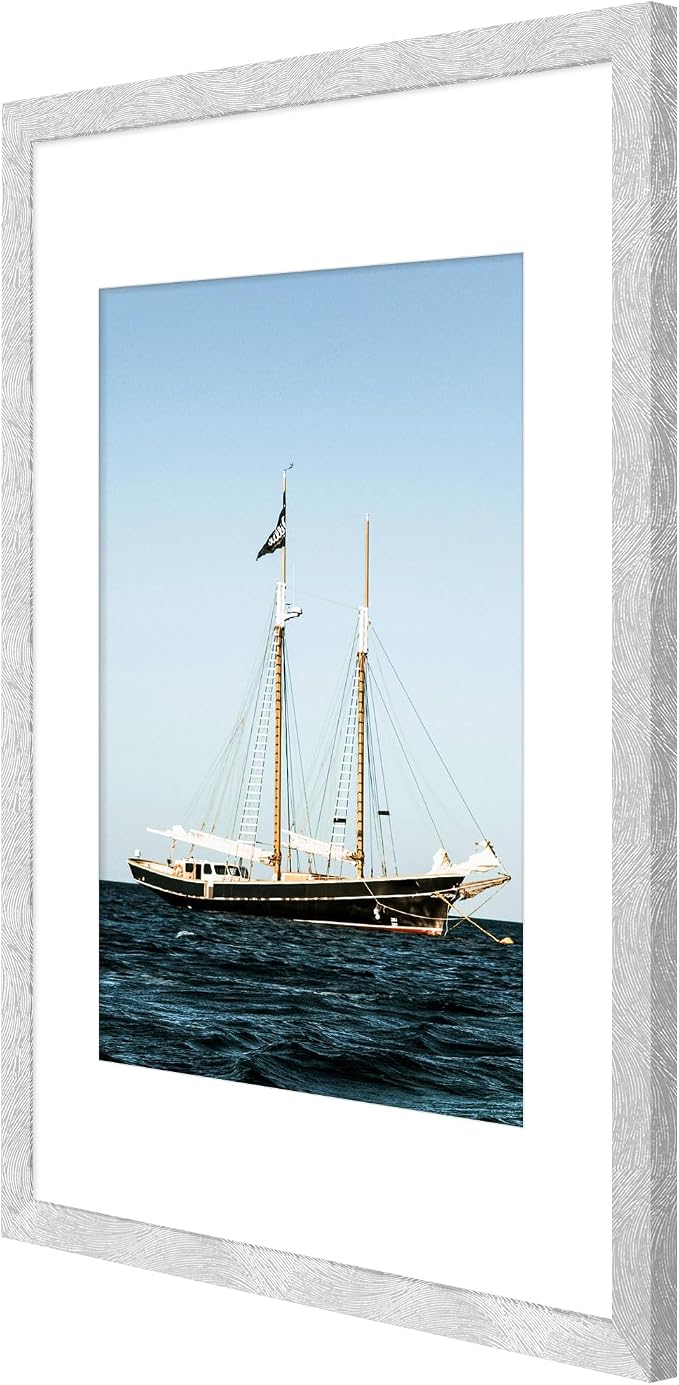 Picrit 12x16 Picture Frame Set of 12, Modern Gallery Wall Frames, Silver