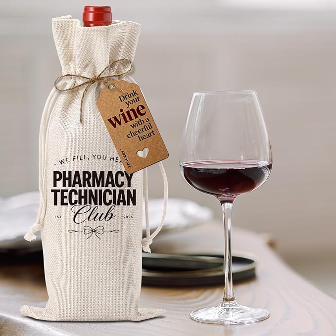 Funny Pharmacist Gifts Pharmacist RX Wine Bag Retirement Appreciation Gifts