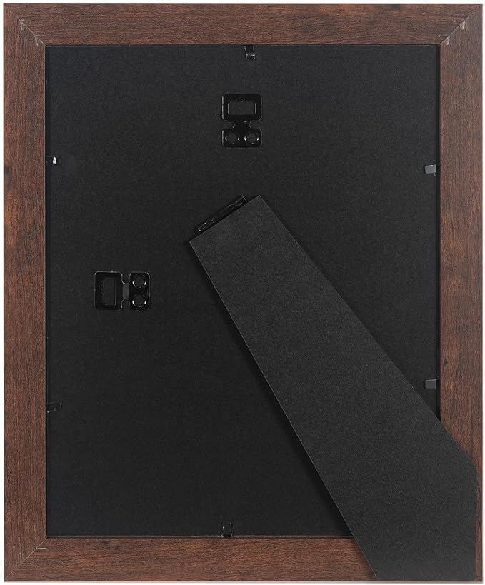 kennethan Dark Brown Picture Frame - 8x10, Displays 5x7 or 8x10, Wall Mountable