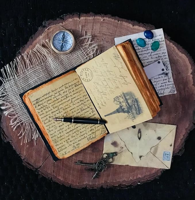 The Lord Of The Rings Book Hobbit lotr gifts Books Leather Journal lord of the rings decor Jrr tolkien books lord of the rings merch Book set Hardcover Merchandise Bookends Illustrated Edition ring gift (BROWN, 7X5)