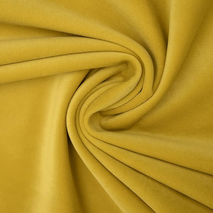 Decorative Velvet Throw Pillow Covers for Couch Sofa Bedroom,Soft Square Pillow Cases Set of 2,14x14 inch,Lemon