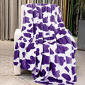 Purple Throw Blanket for Bed, Lavender Soft Fleece Blanket for Women, Girls, Teens | Lightweight Bedding & Couch Accessories, Purple Gifts for Birthday, Holidays 50"x60"