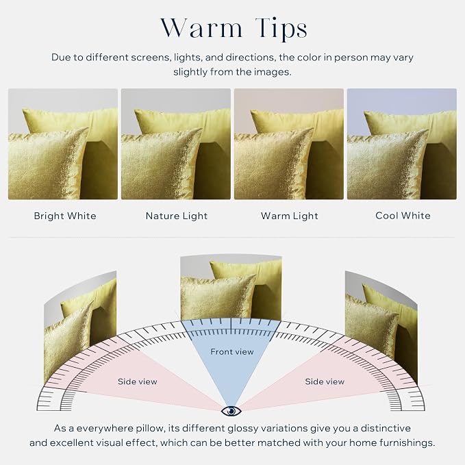 Phantoscope Pack of 2 Sparkling Velvet Decorative Solid Throw Decorative Pillow Cover Soft Gold Glitter Square Cushion Cover Pillowcase for Couch Bed and Chair, Green, 20 x 20 inches, 50 x 50 cm