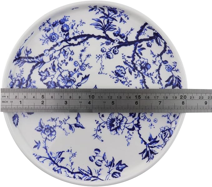 Crapyt Cake Stand, Round Cake Display Stand, Dessert Display | Cupcake Stands Ceramic for Cakes, Fruits, Snacks, Mini Cake Stand, 7.87×4.13"