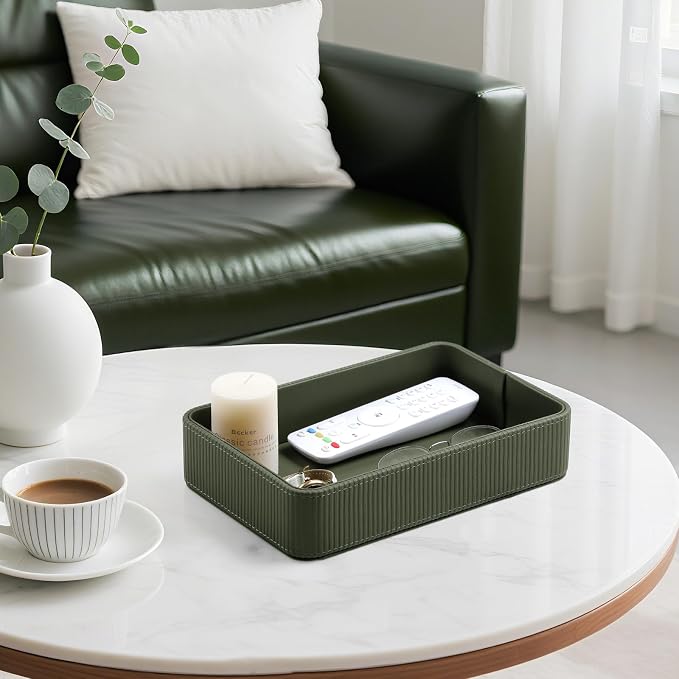 Valet Tray Organizer Bedside Nightstand Organizer Desk CatchallTray