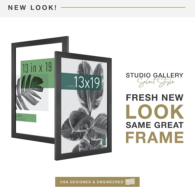 MCS Studio Gallery Frame Black Woodgrain, 1-Pack
