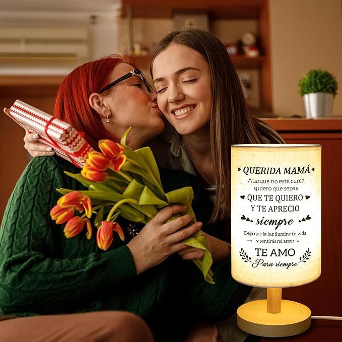 Gifts for Mom in Spanish,Regalos para Mamá Table Lamp