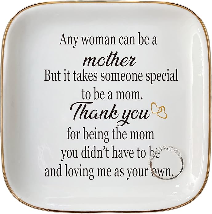 Ring Dish Jewelry Tray for Friend Mom Sister Maid of Honor,Birthday Mother's Day Christmas Gifts