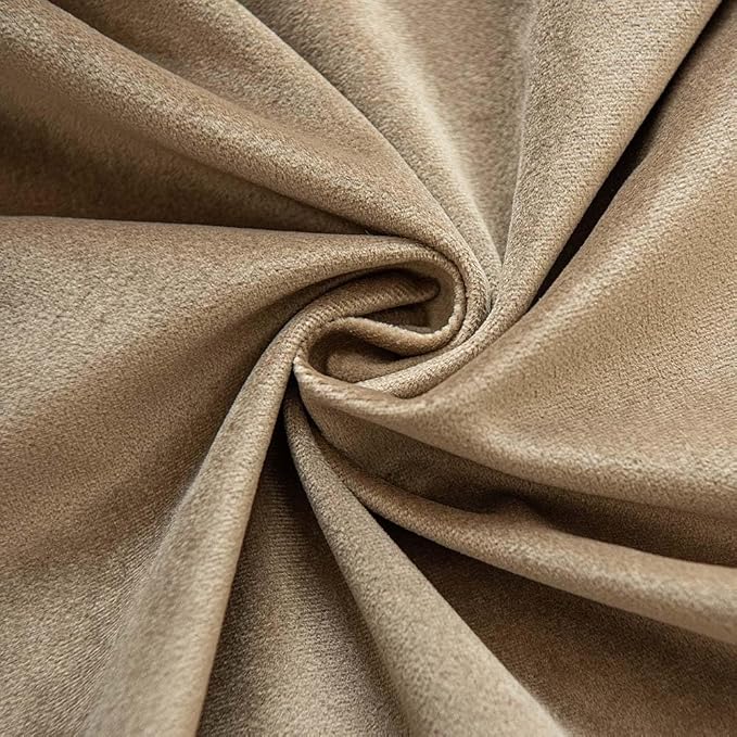 JUSPURBET Decorative Velvet Throw Pillow Covers 20x20 Set of 2,Stone