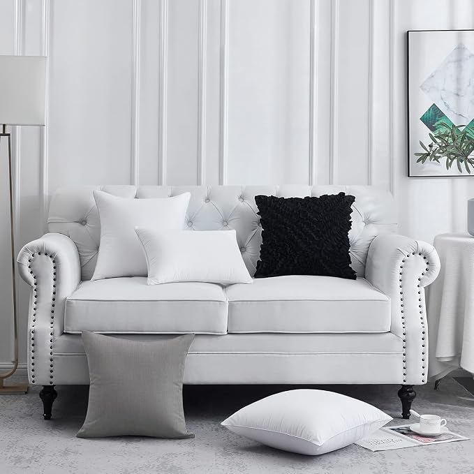 FAVRIQ 14 x 36 Inch Pillow Inserts - Premium Square Interior Sofa Throw Pillow with 100% Cotton Cover - Decorative Pillow Insert - Pack of 1