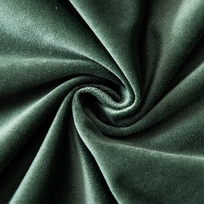JUSPURBET 14x24 Velvet Decorative Throw Pillow Covers Set of 2,Army Green