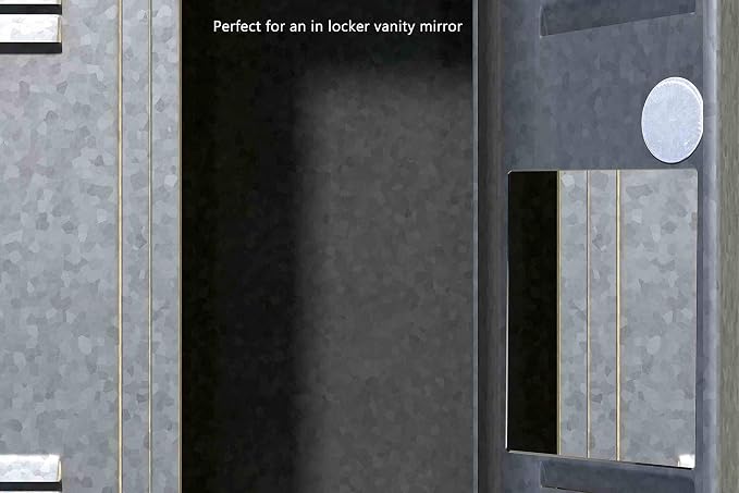 Marketing Holders 4 Pack Acrylic Mirror Sheet 5" x 7" Replacement DIY Frameless Plexiglass Tile Portable Lightweight Flat with Rounded Corners for Makeup Bags Purses and Traveling
