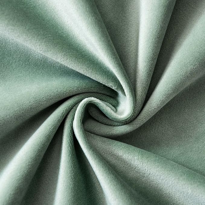 JUSPURBET 14x24 Velvet Decorative Throw Pillow Covers Set of 2,Sage