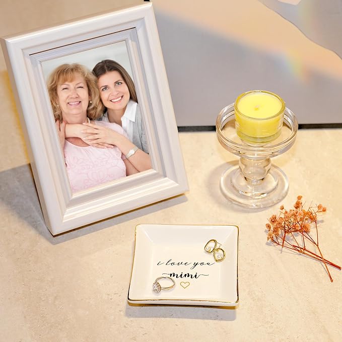 Mimi Gifts Ring Dish I Love You Mimi Jewelry Tray Grandmother Present