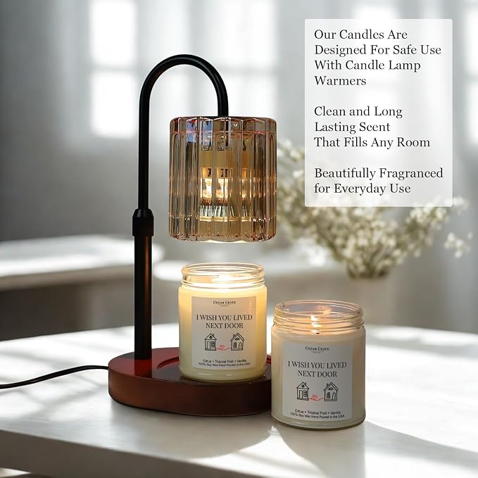 Cedar Crate Market Funny Candle, House Warming Gifts New Home, Housewarming Gifts for Women, Men, Couple, New Homeowner - First Apartment Essentials - Long Distance Friendship - Handmade in USA
