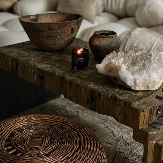 Lulu Candles | After Dark - Teak & Mahogany | Luxury Scented Soy Jar Candle | Hand Poured in The USA | Highly Scented Candles for Home Fragrance & Decor (9 Oz.)