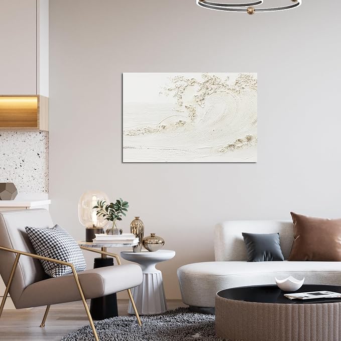 Canvas Wall Art Decor Artwork for Walls Wall Art for Living Room Black Abstract Wall Art Decor Canvas Art Wall Decor Modern Textured Wall Art Black Wall Paintings 24" X 36" Bedroom Office Decor