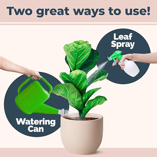 Fiddle Leaf Fig Fertilizer, Liquid Plant Food for Bigger Leaves, 8oz