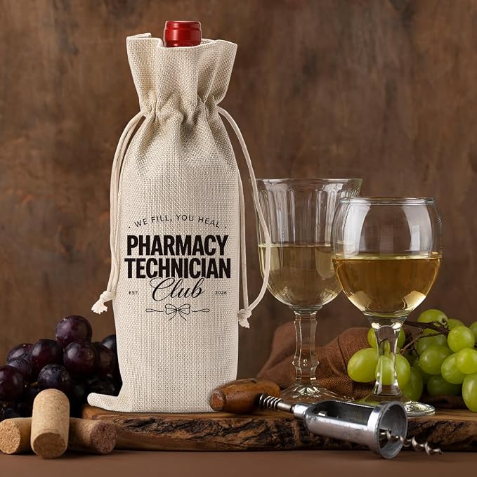 Funny Pharmacist Gifts Pharmacist RX Wine Bag Retirement Appreciation Gifts