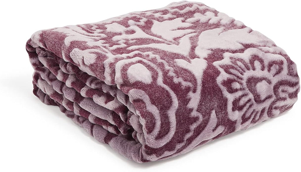Vera Bradley Women's Fleece Throw Blanket – Soft Plush Blanket for Couch, Bedroom & Home Décor