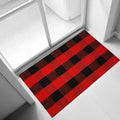 Ukeler Buffalo Check Rug 2'×3'- Machine Washable Buffalo Plaid Outdoor Doormat, Buffalo Plaid Rug for Front Porch/Kitchen/Sink/Bathroom