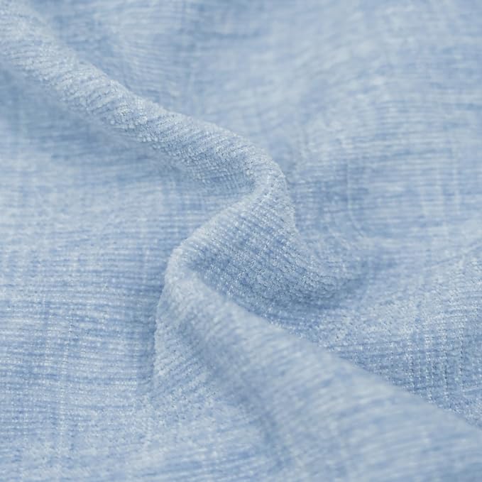 CaliTime Decorative Couch Throw Pillow Covers 26 X 16 Inches Baby Blue