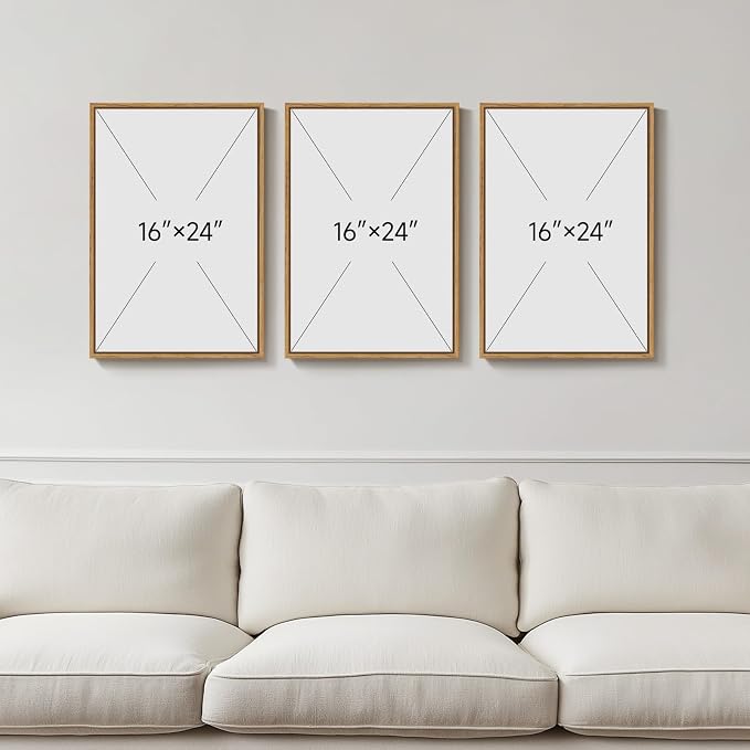 Framed Neutral Beige Abstract Wall Art for Bedroom, 3 Piece Set, 16x24 In | Beige white taupe pictures, Canvas prints, Minimalist paintings, Artwork for walls, Wall decor for dining room living room