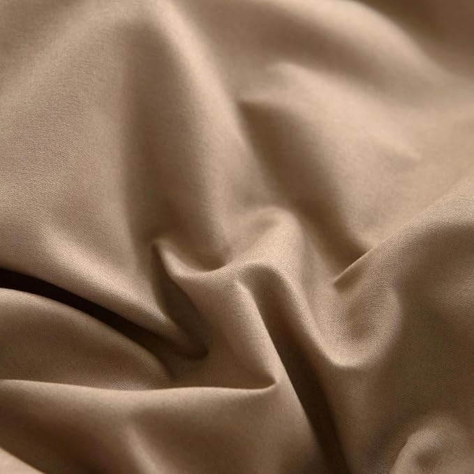 Bed Skirt Full Size Ruffled Bed Skirt, 16'' Full Dust Ruffle Bed Skirts | With Split Corners, Dust Ruffle with Platform, Microfiber, Breathable, Soft, Easy Fit, Mocha