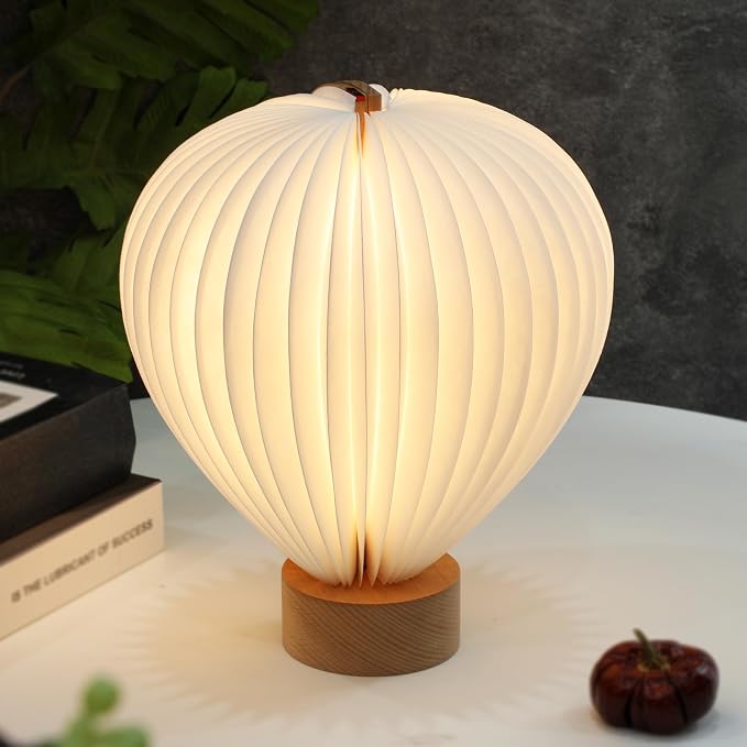 Hot Air Balloon Warm Night Light,Dimmable Touch Lamp for Bedroom,Portable Table Bedside Lamp,hot air balloon lantern decor,1200 mAh battery,Portable Camping Lamp for Outdoor,Bedroom,Party Decor