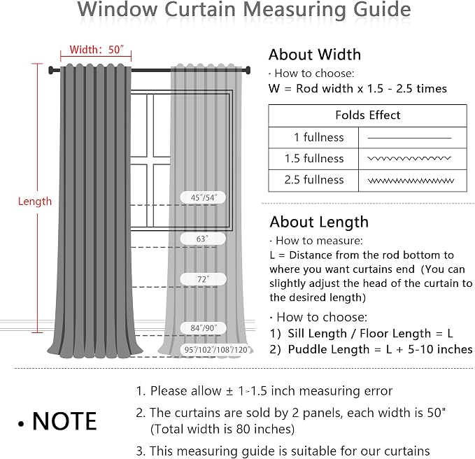 MYSKY HOME Linen Curtains for Living Room 1 Panel, Natural Semi Sheer Curtains & Drapes Light Filtering Farmhouse Country Boho Style Back Tab Draperies for Sliding Glass Door (Customsize, Linen)