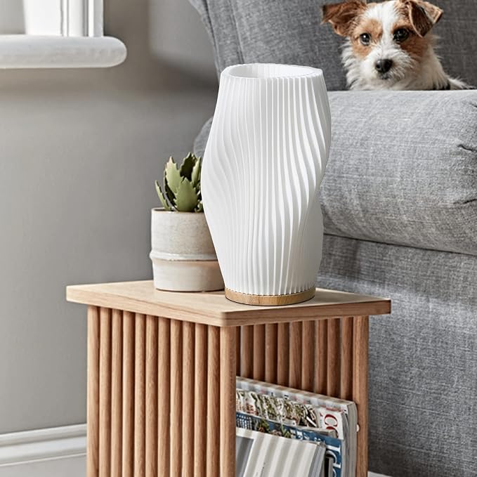 Zenply Vintage Striped Small Table Lamp