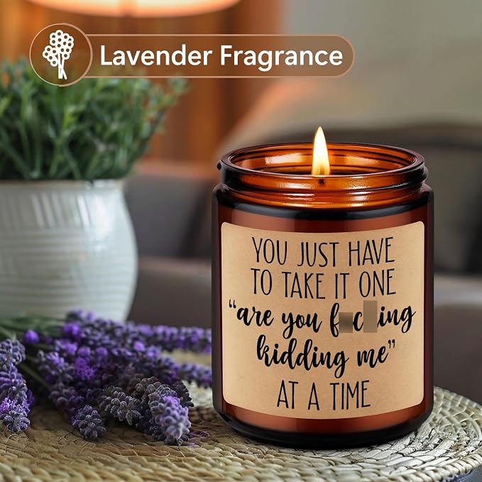 LEADO Candles, Boss Lady, Coworker Gifts for Women, Men - Bosses Day Gifts