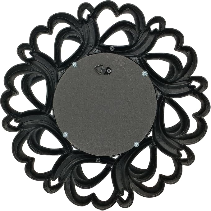 Retro Silver Mirrors for Wall Pack of 3. Round Mirrors. Decorative Mirrors.Small Wall Mirrors for Decor Home Decor Plastic Frames.Glass Mirrors.Make Old Silver Color.
